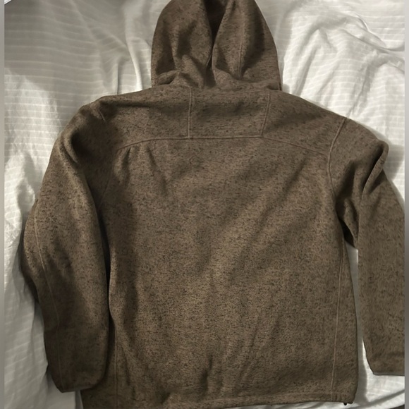 RedHead Softshell Brown Heathered Hooded Jacket Style 628RHS19-7502K Size 2XL - Picture 6 of 6